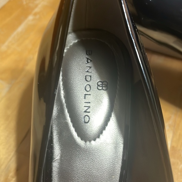 NIB Bandalino Rainaa peep toe patent leather pumps - Picture 2 of 6